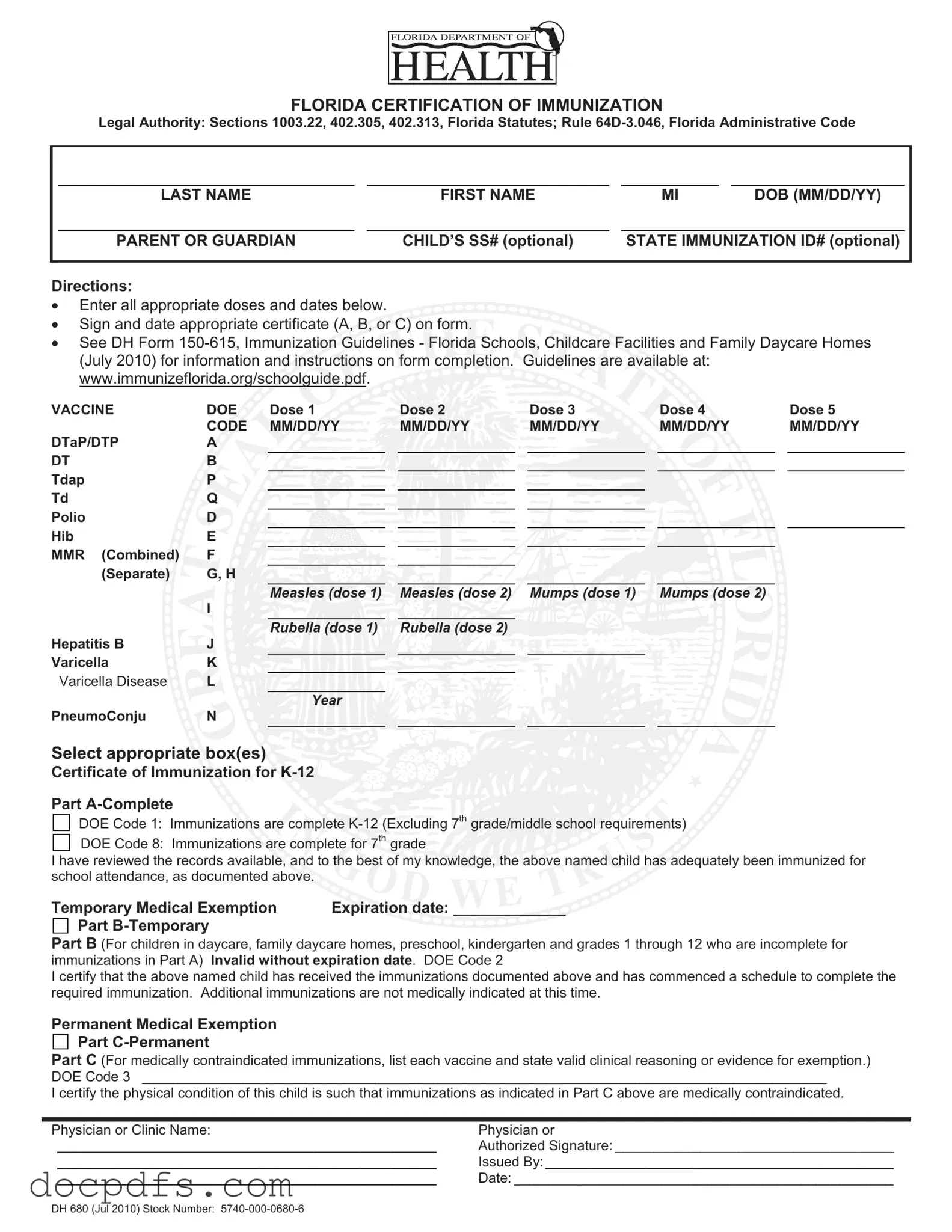 680 Template in PDF