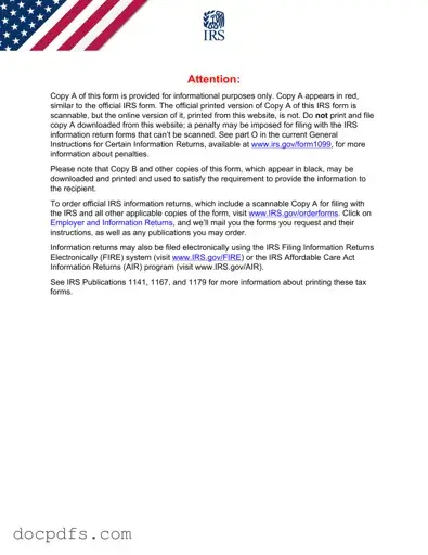 1099 Nec Template in PDF